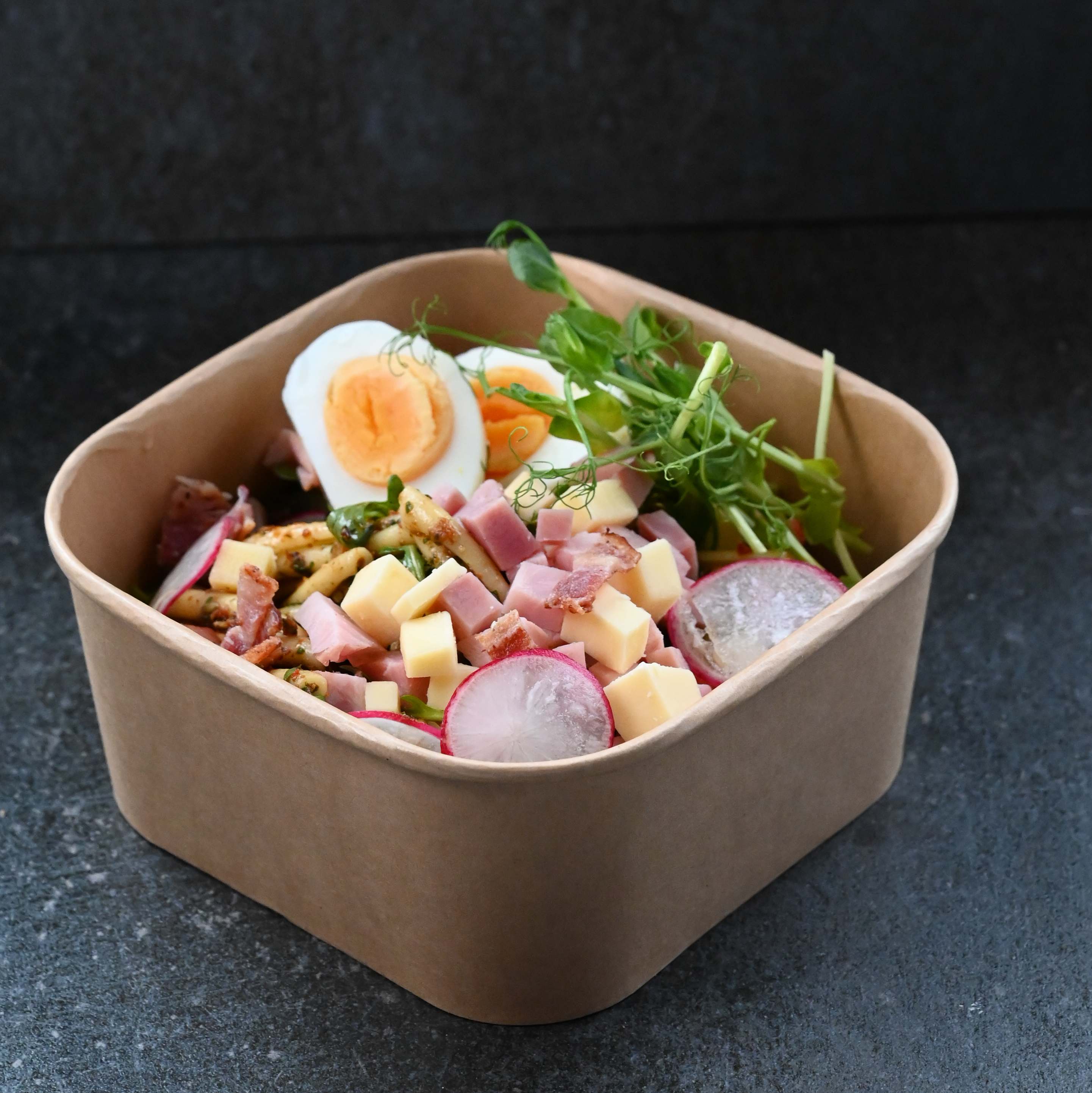 Ost, skinka & sallad